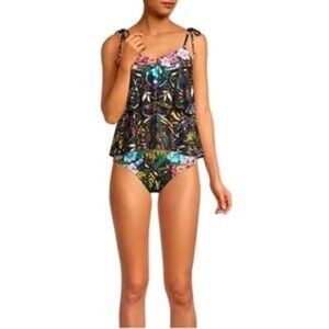 NEW Johnny Was Peace Tankini Swim Top